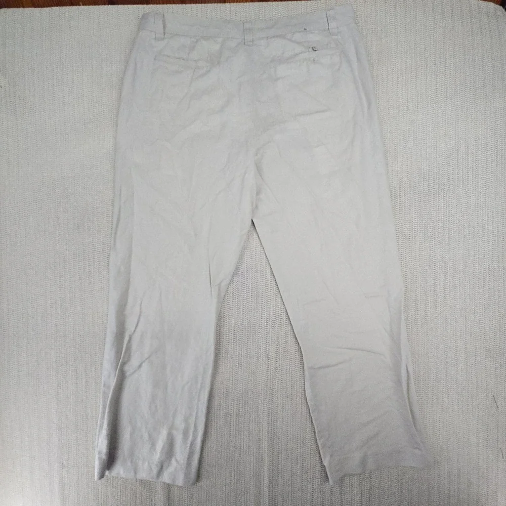 Banana Republic Pants Mens 36x30 Beige Ace Linen Chino Straight Leg Trouser
